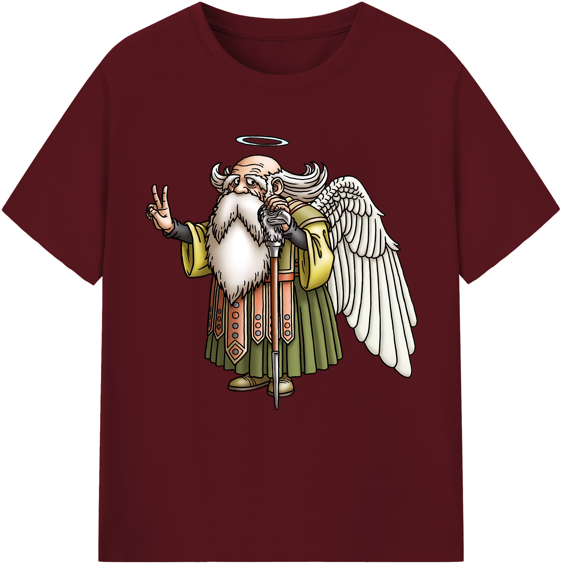 （画像用） ドラゴンクエスト Doragon Kuesuto Dragon Quest 綿100％半袖Tシャツ（フロントプリント）